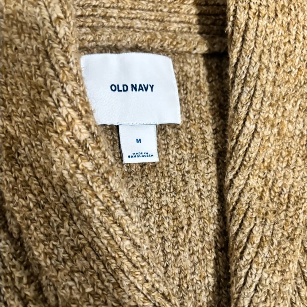Old Navy Men's Brown Cardigan Sweater - Picture 2 of 3